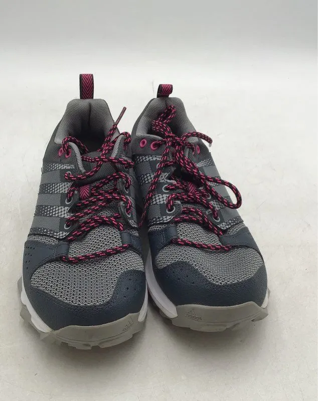 Adidas Women's Galaxy Trail BA8645 Gray Low-Top Running Shoes - Size 8