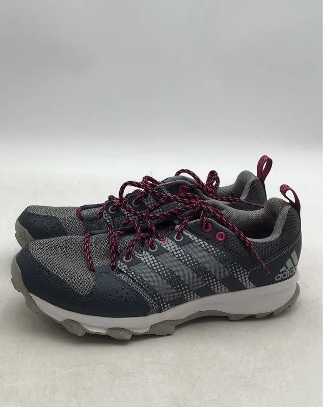 Adidas Women's Galaxy Trail BA8645 Gray Low-Top Running Shoes - Size 8