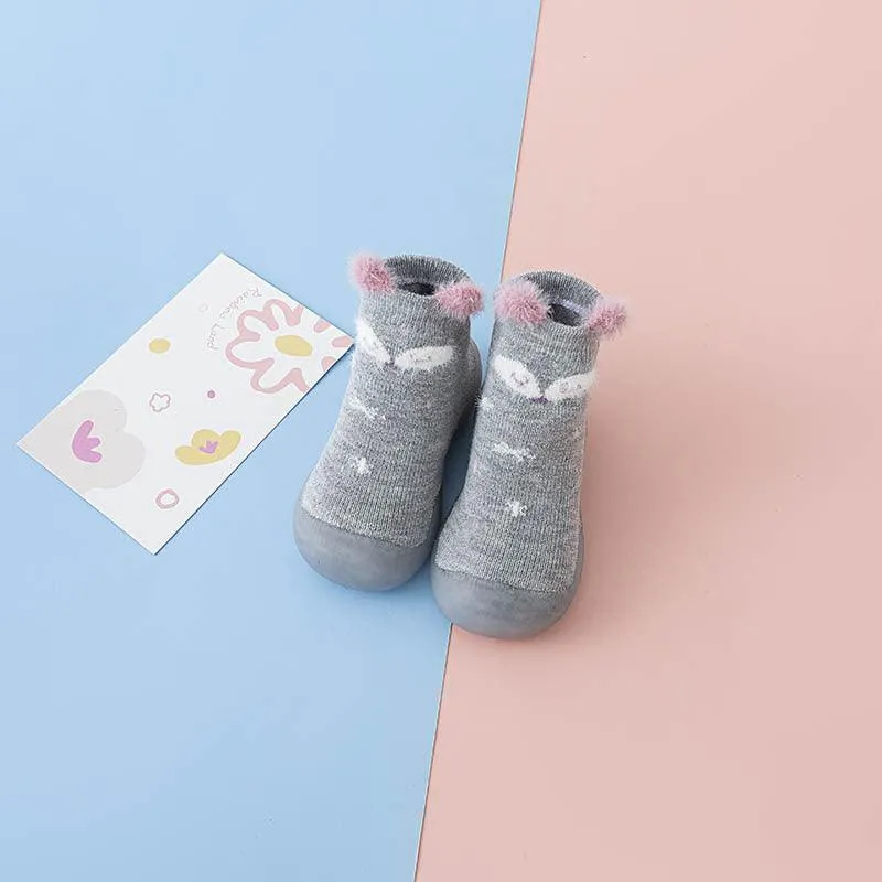 Baby Cartoon Floor Shoes Socks Indoor Soft Bottom Non-slip Toddler Shoes