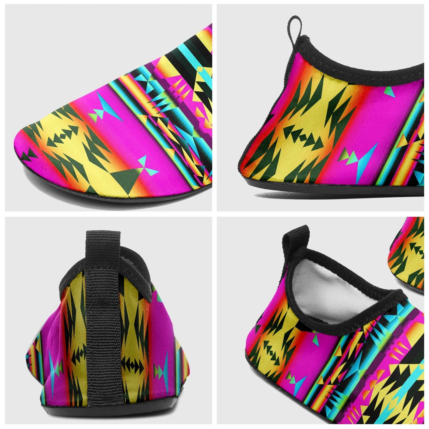 Between the Sunset Mountains Sockamoccs Slip On Shoes
