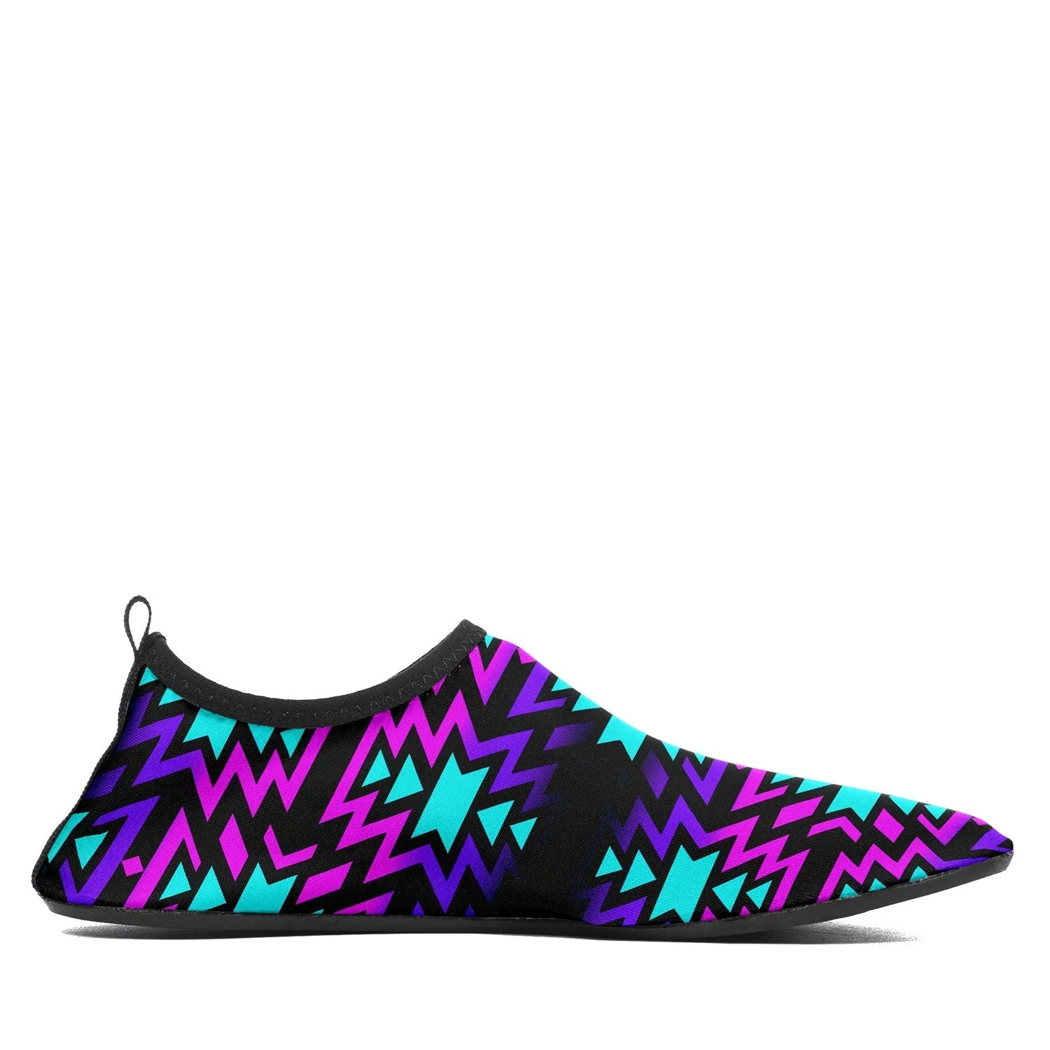 Black Fire Winter Sunset Sockamoccs Slip On Shoes