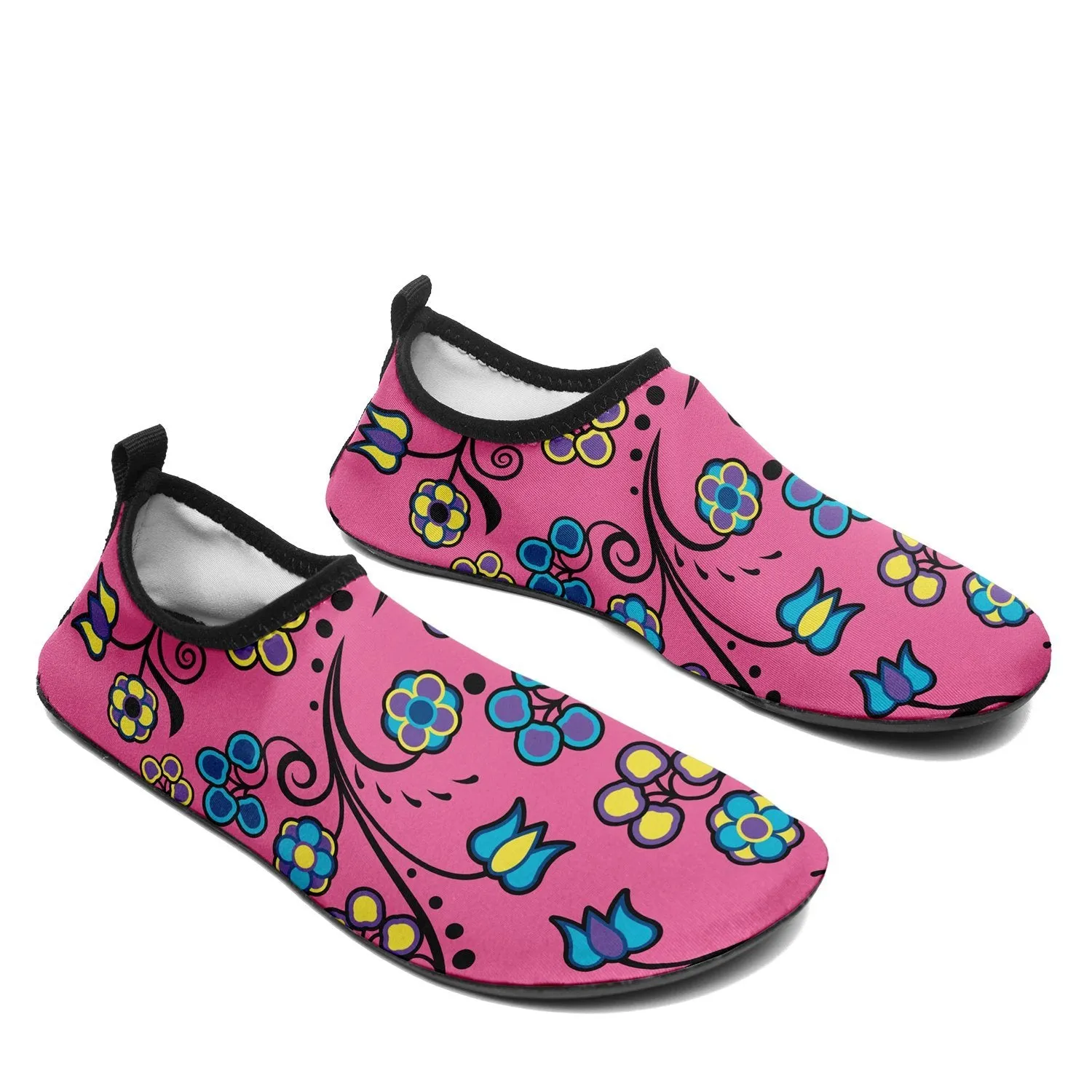 Blue Trio Bubblegum Sockamoccs Slip On Shoes
