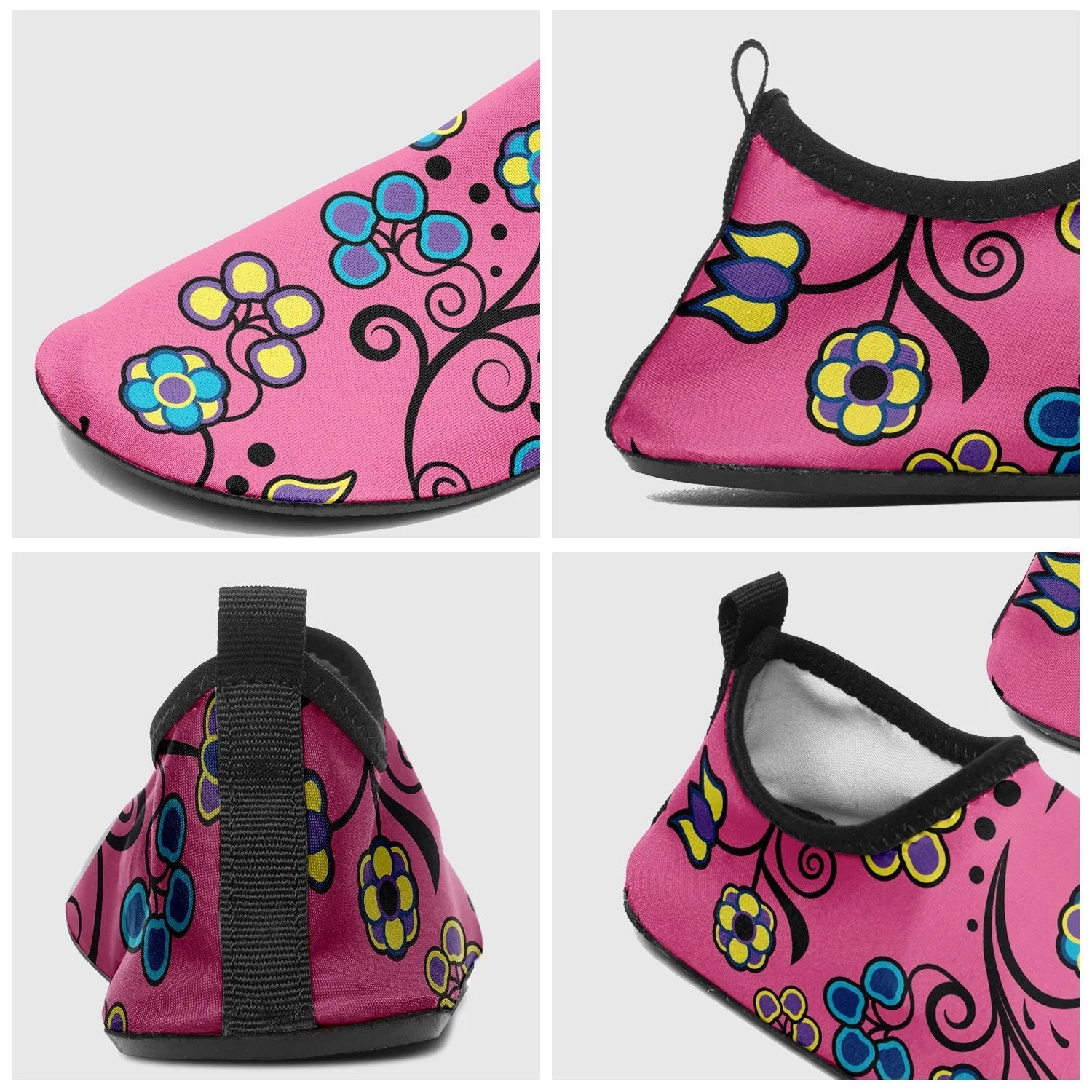 Blue Trio Bubblegum Sockamoccs Slip On Shoes