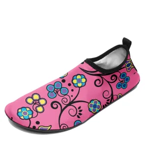 Blue Trio Bubblegum Sockamoccs Slip On Shoes