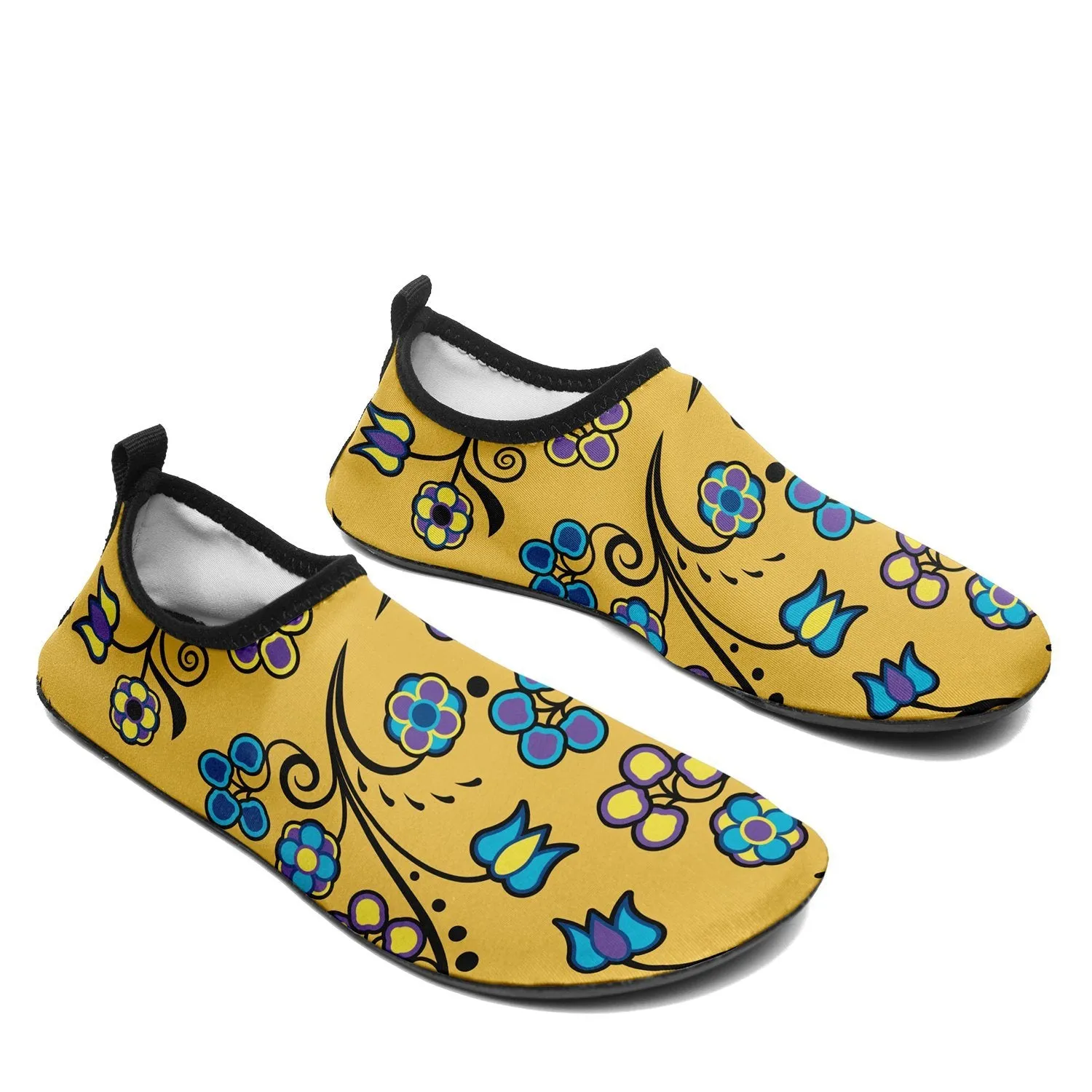 Blue Trio Tuscan Sockamoccs Slip On Shoes
