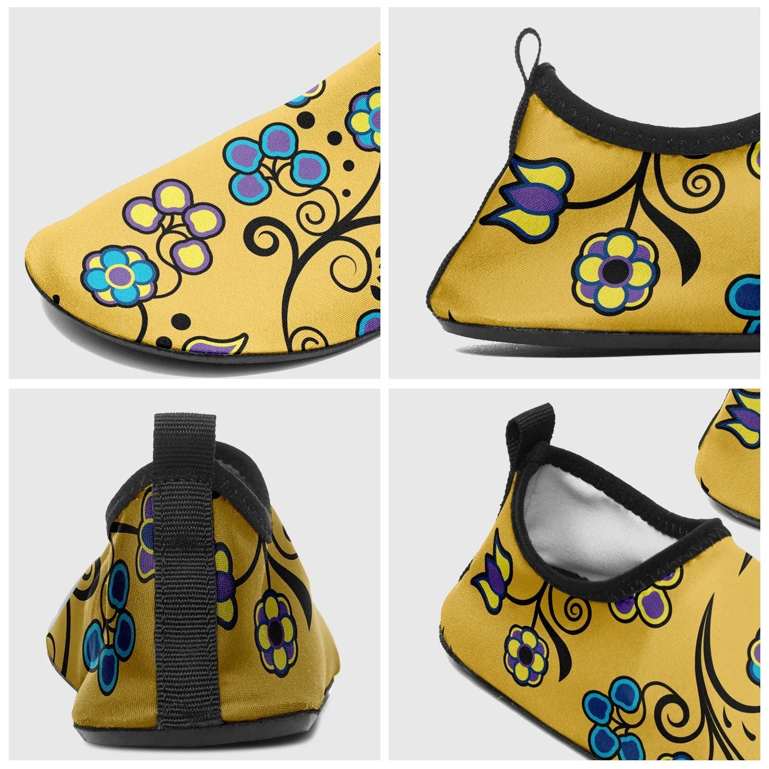 Blue Trio Tuscan Sockamoccs Slip On Shoes