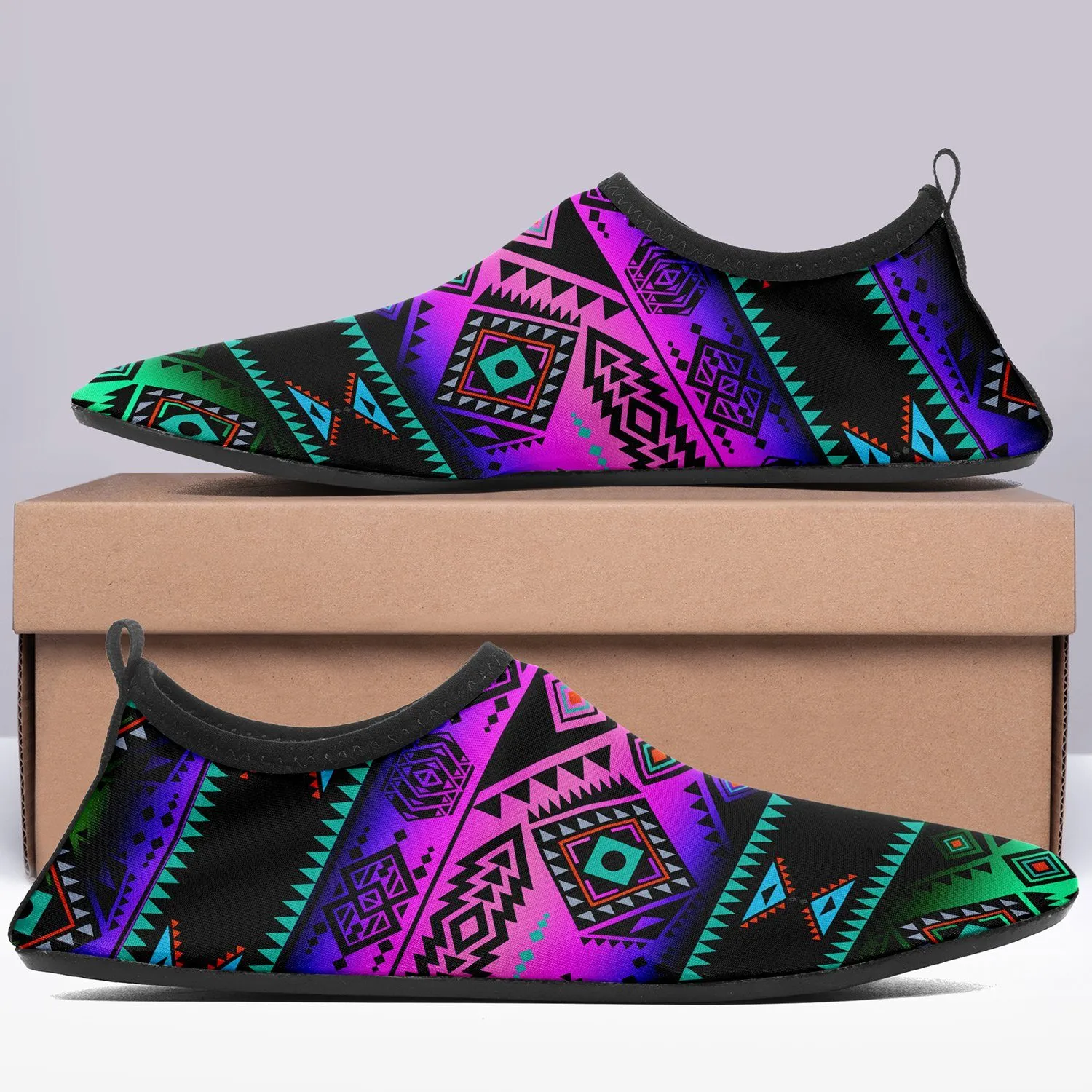 California Coast Sunrise Sockamoccs Slip On Shoes