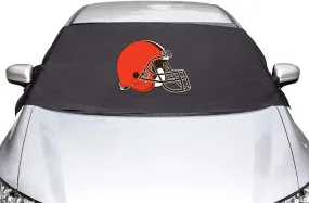 Cleveland Browns NFL Car SUV Front Windshield Sun Snow Cover