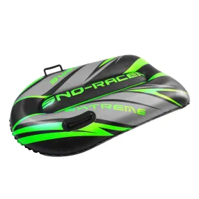CocoNut Outdoor Green Typhoon Inflatable Toboggan Snow Sled - 48x31"