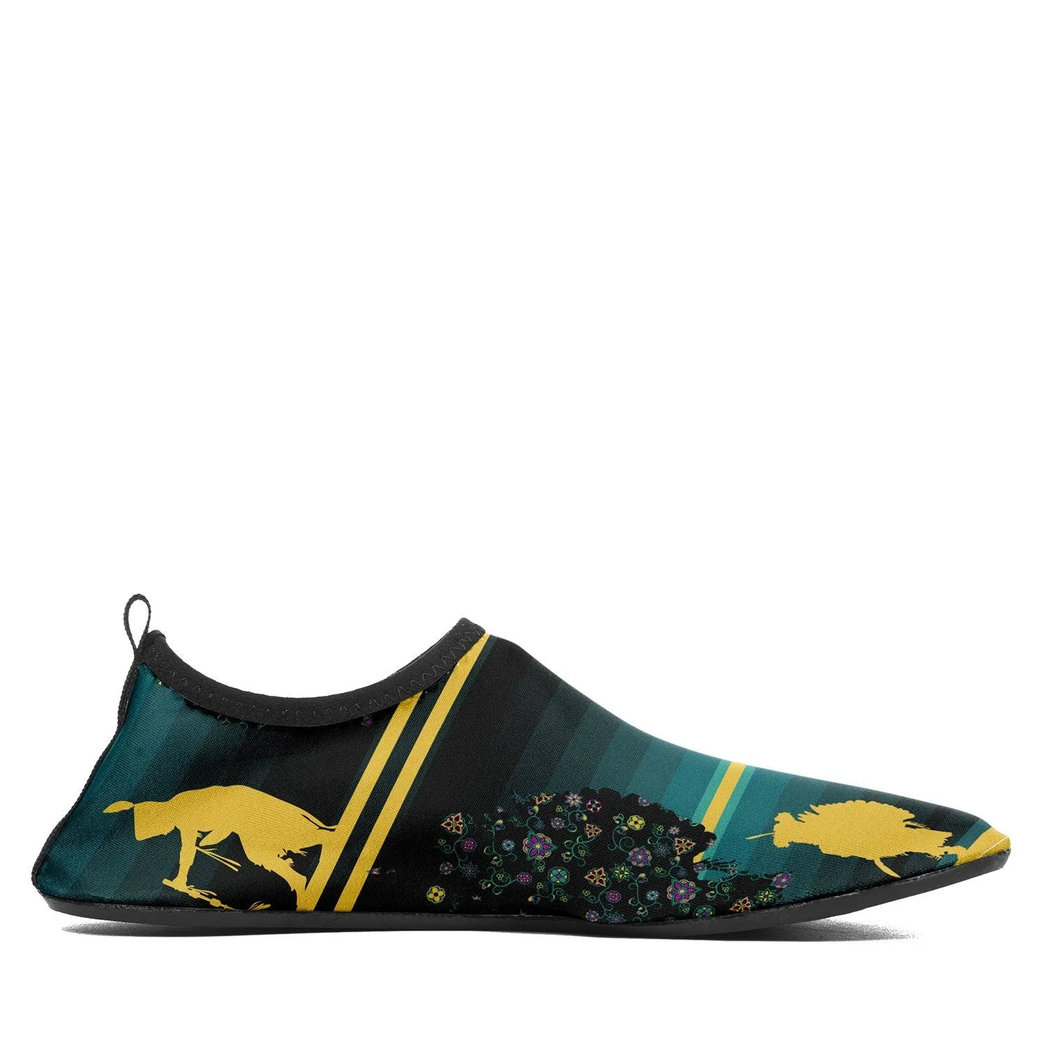 Dancers Inspire Green Sockamoccs Slip On Shoes