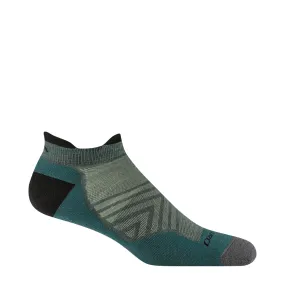 Darn Tough Men's Run No Show Tab Ultra-Lightweight Running Sock in Teal