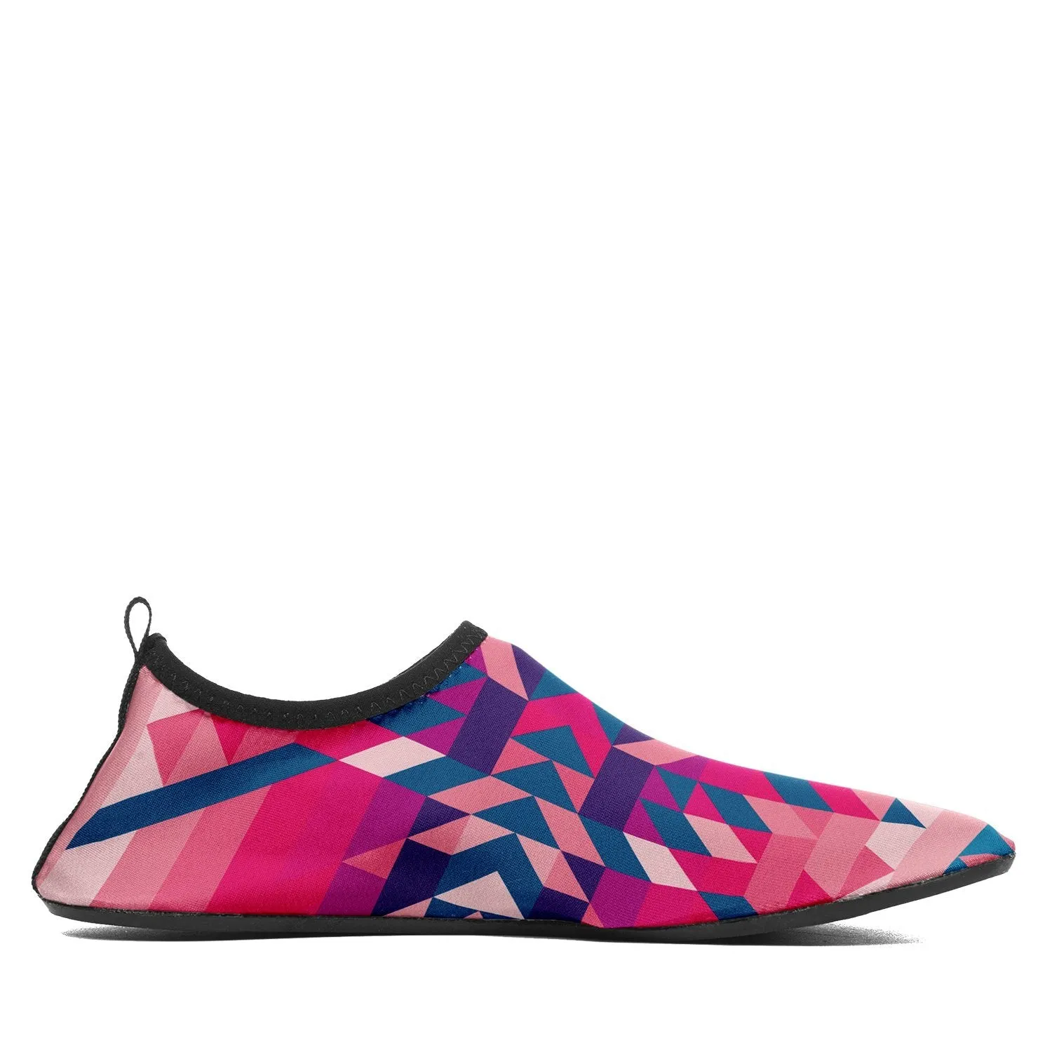 Desert Geo Blue Sockamoccs Slip On Shoes