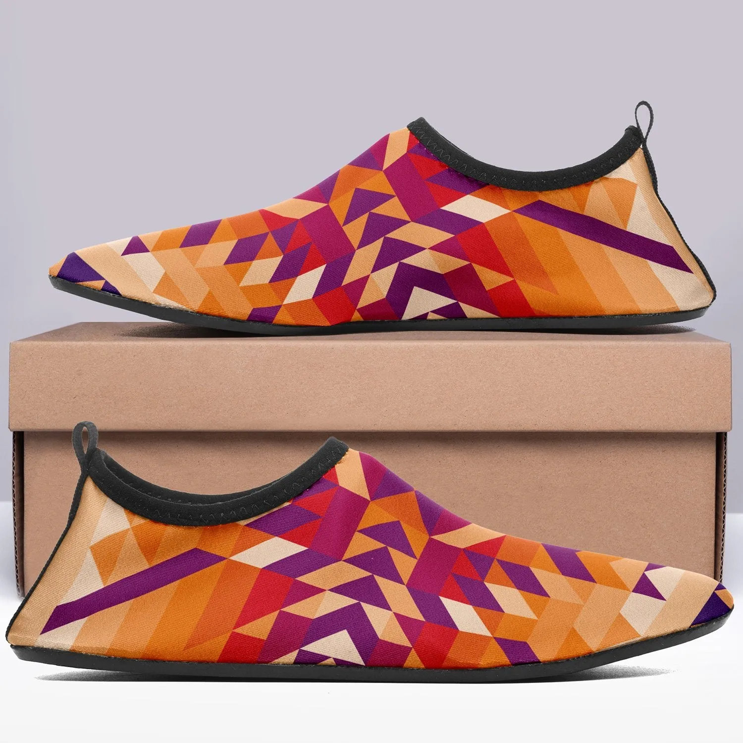 Desert Geo Sockamoccs Slip On Shoes