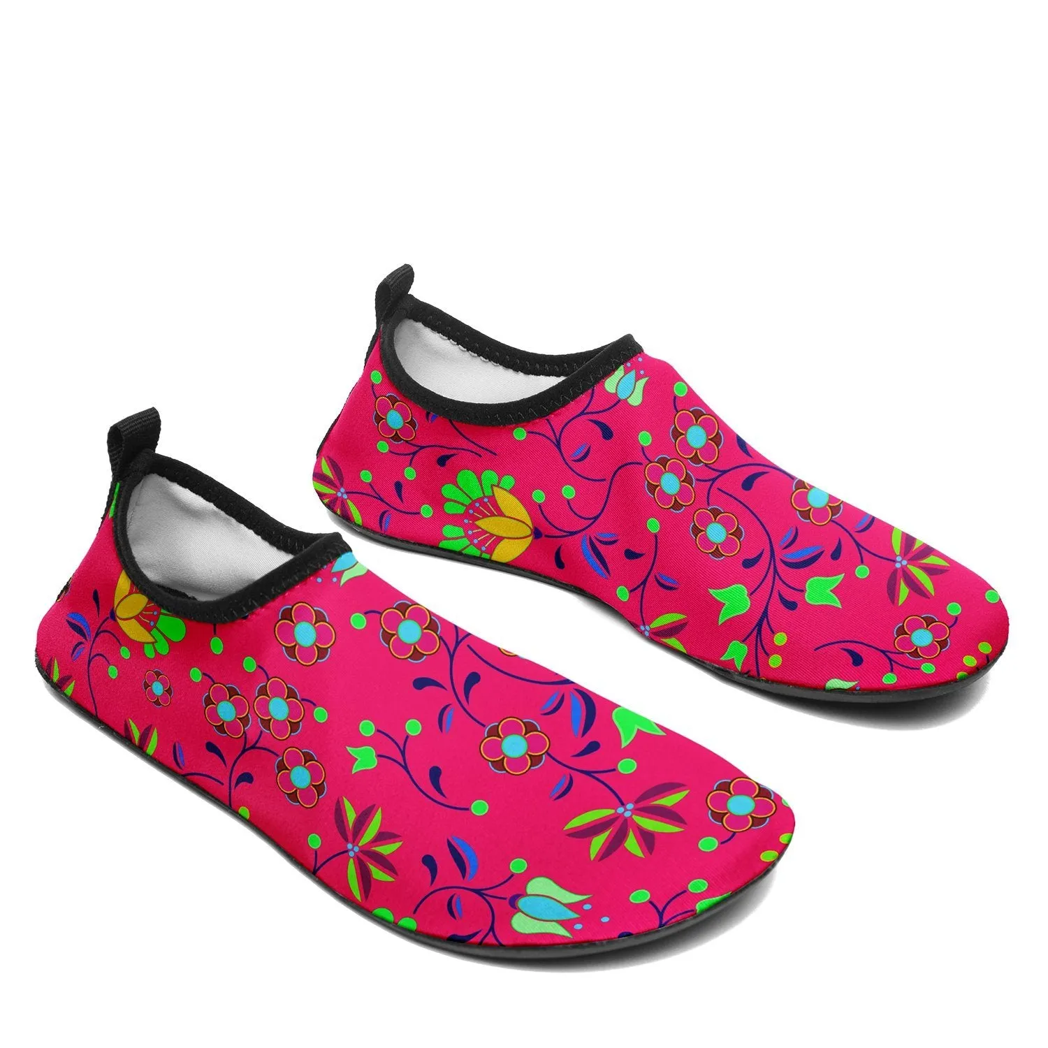 Fleur Indigine Rouge Sockamoccs Slip On Shoes