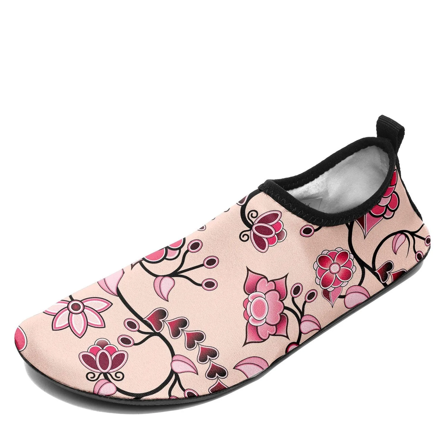 Floral Amour Sockamoccs Slip On Shoes