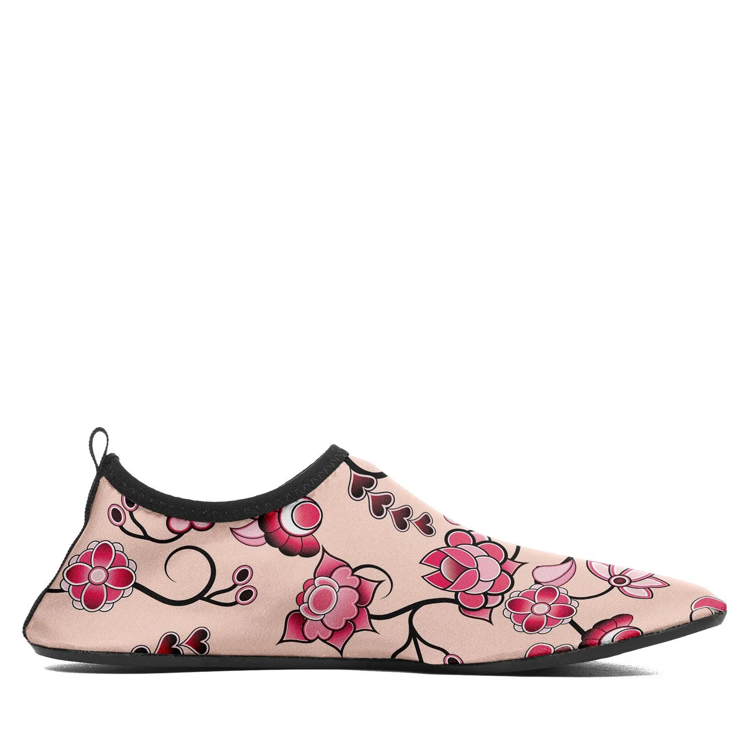 Floral Amour Sockamoccs Slip On Shoes