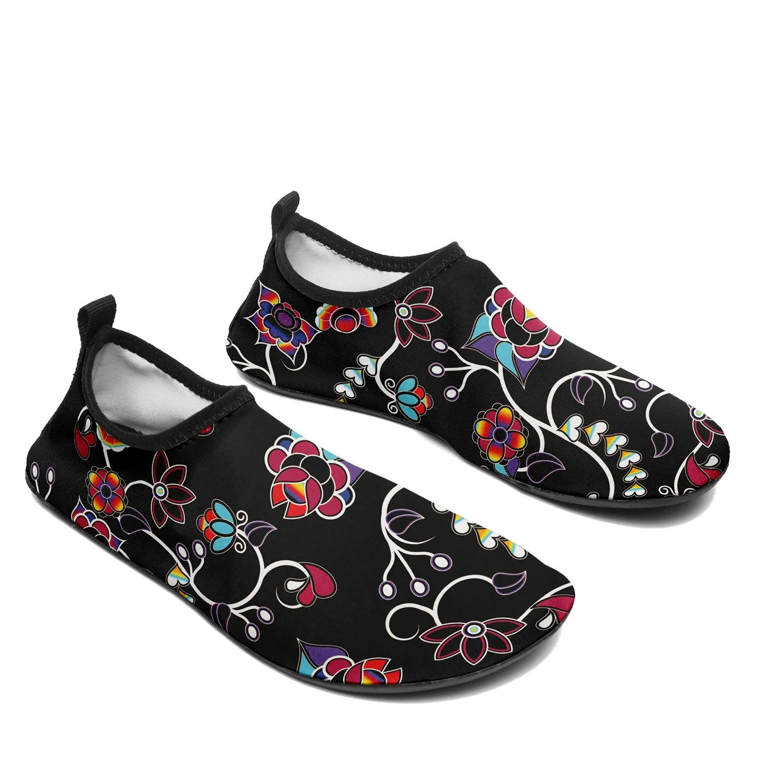 Floral Danseur Sockamoccs Slip On Shoes