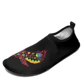 Floral Eagle Sockamoccs Slip On Shoes