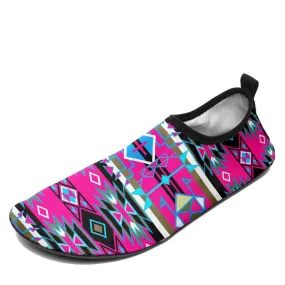 Force of Nature Sunset Storm Sockamoccs Kid's Sockamoccs Slip On Shoes