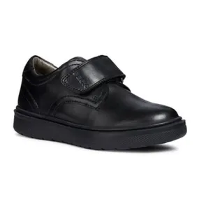 Geox Riddock Black Single Velcro Shoe
