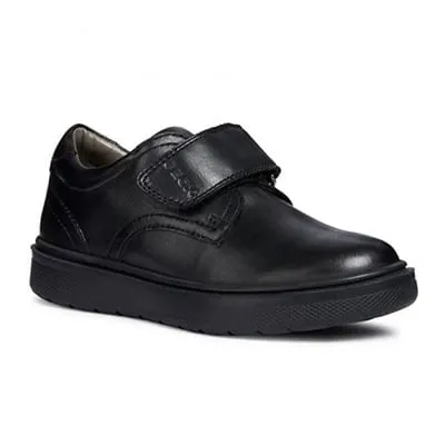 Geox Riddock Black Single Velcro Shoe