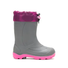 Kamik Snow Boot - Snobuster2 - Black/Charcoal/Magenta