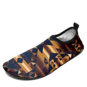 Marron Cloud Kid's Sockamoccs Slip On Shoes