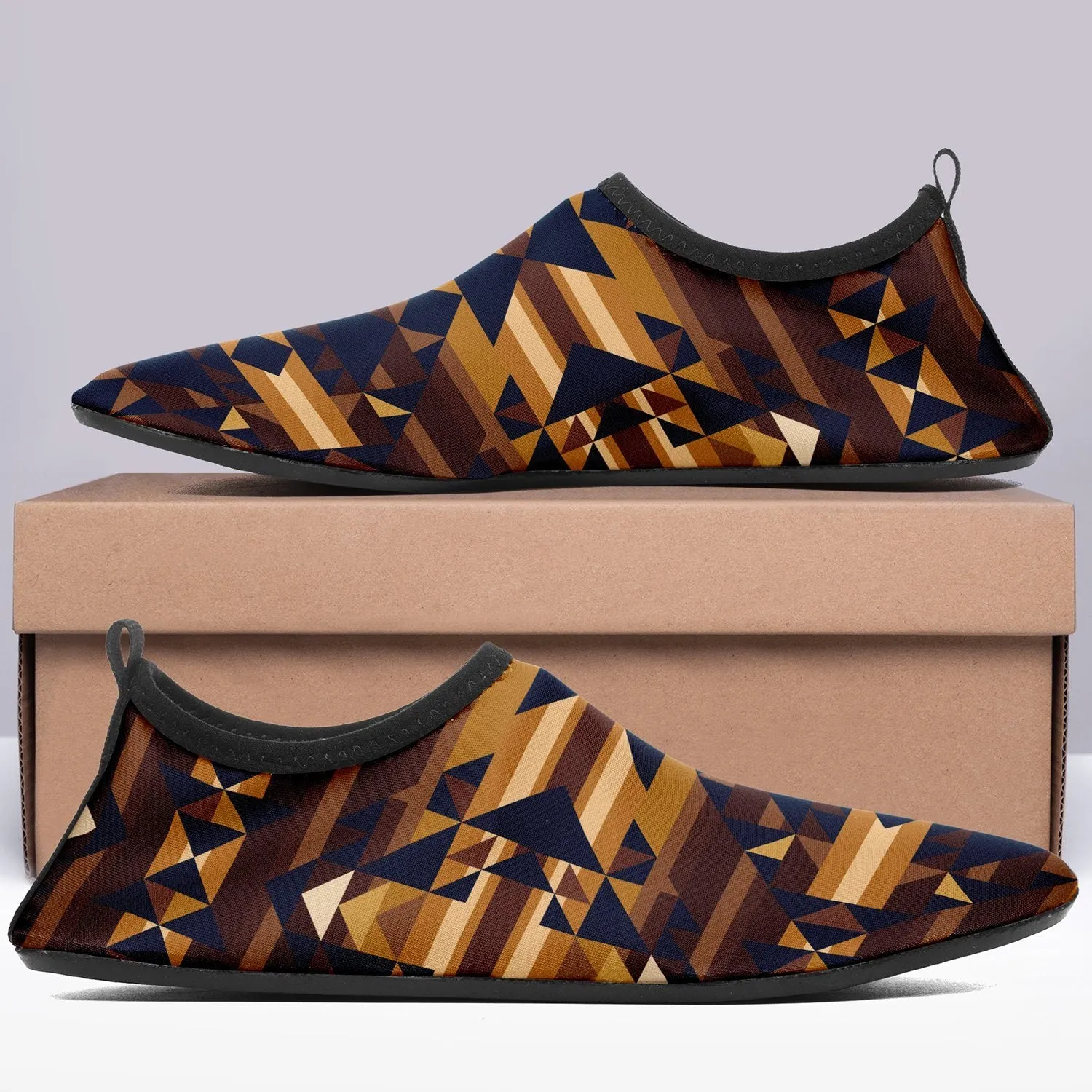 Marron Cloud Kid's Sockamoccs Slip On Shoes
