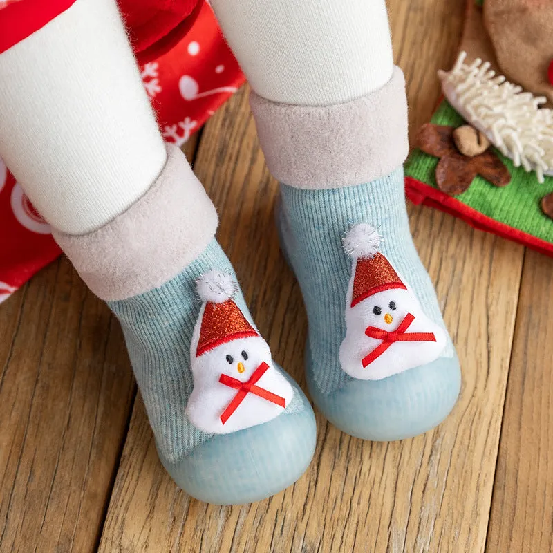 Non-Slip Baby Sock Shoes - Christmas