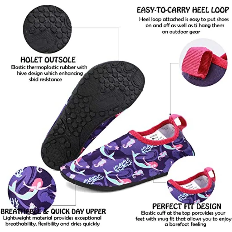 Non Slip Beach Kids Swim Shoes