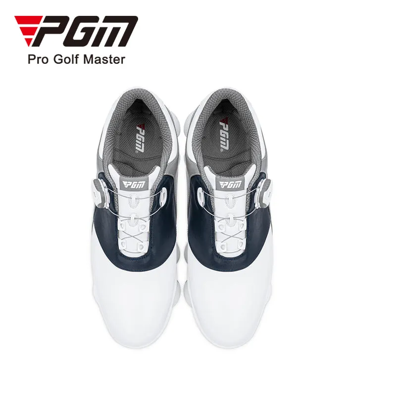 PGM XZ194 high quality men genuine leather golf shoes full waterproof professional golf shoes