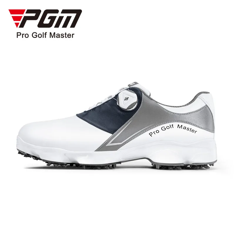 PGM XZ194 high quality men genuine leather golf shoes full waterproof professional golf shoes