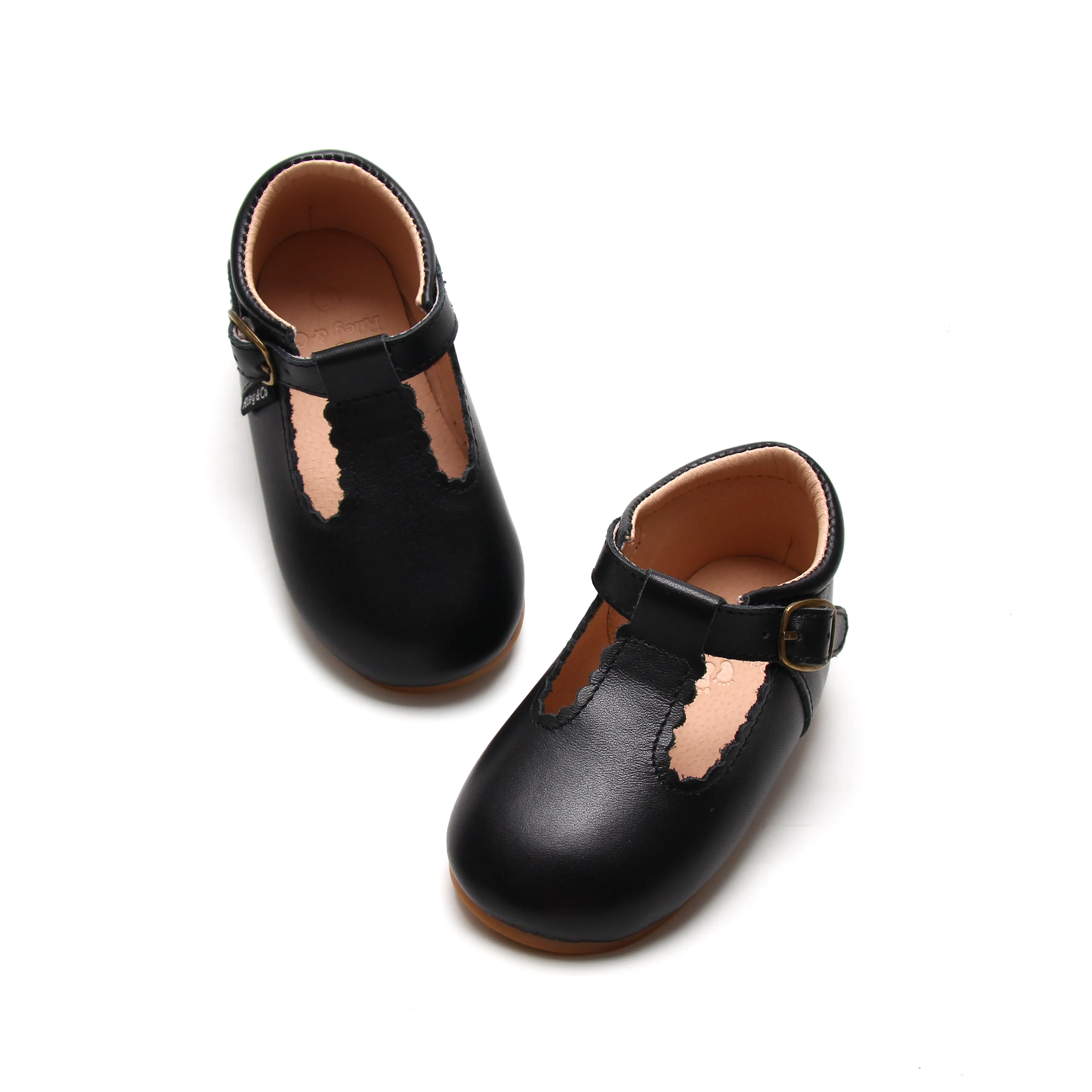 Riley T-Straps - Onyx Black