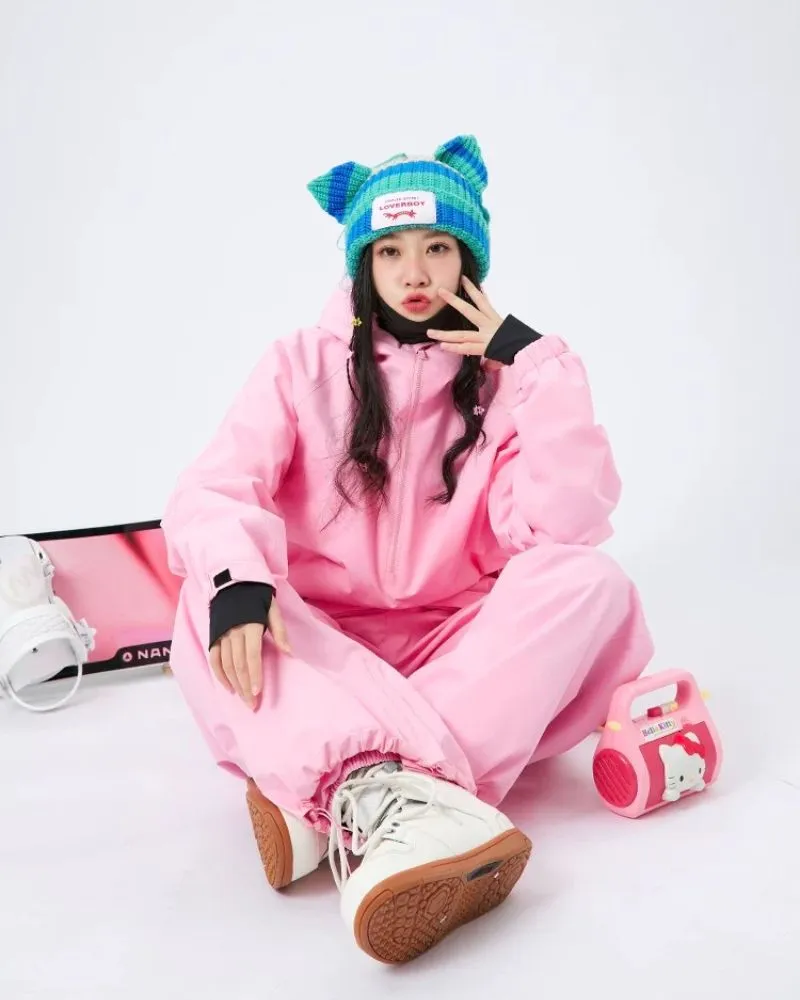 Ski Wear 3L Cold-resistant Pure Snow Suit