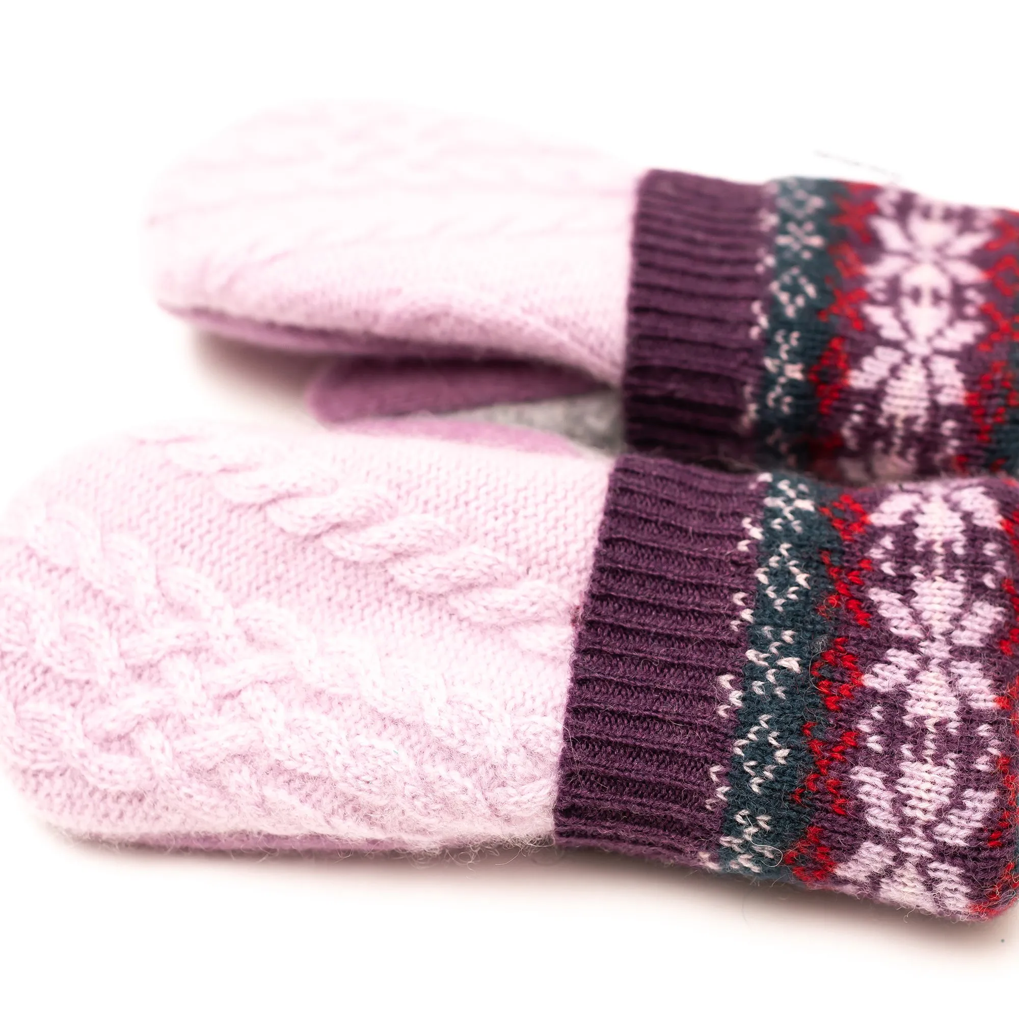 Small Kid's Wool Sweater Mittens | Little Ones