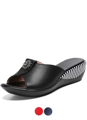 Teresa Women's Non-slip Leather Sandal Teresa Women's Non-slip Leather Sandal