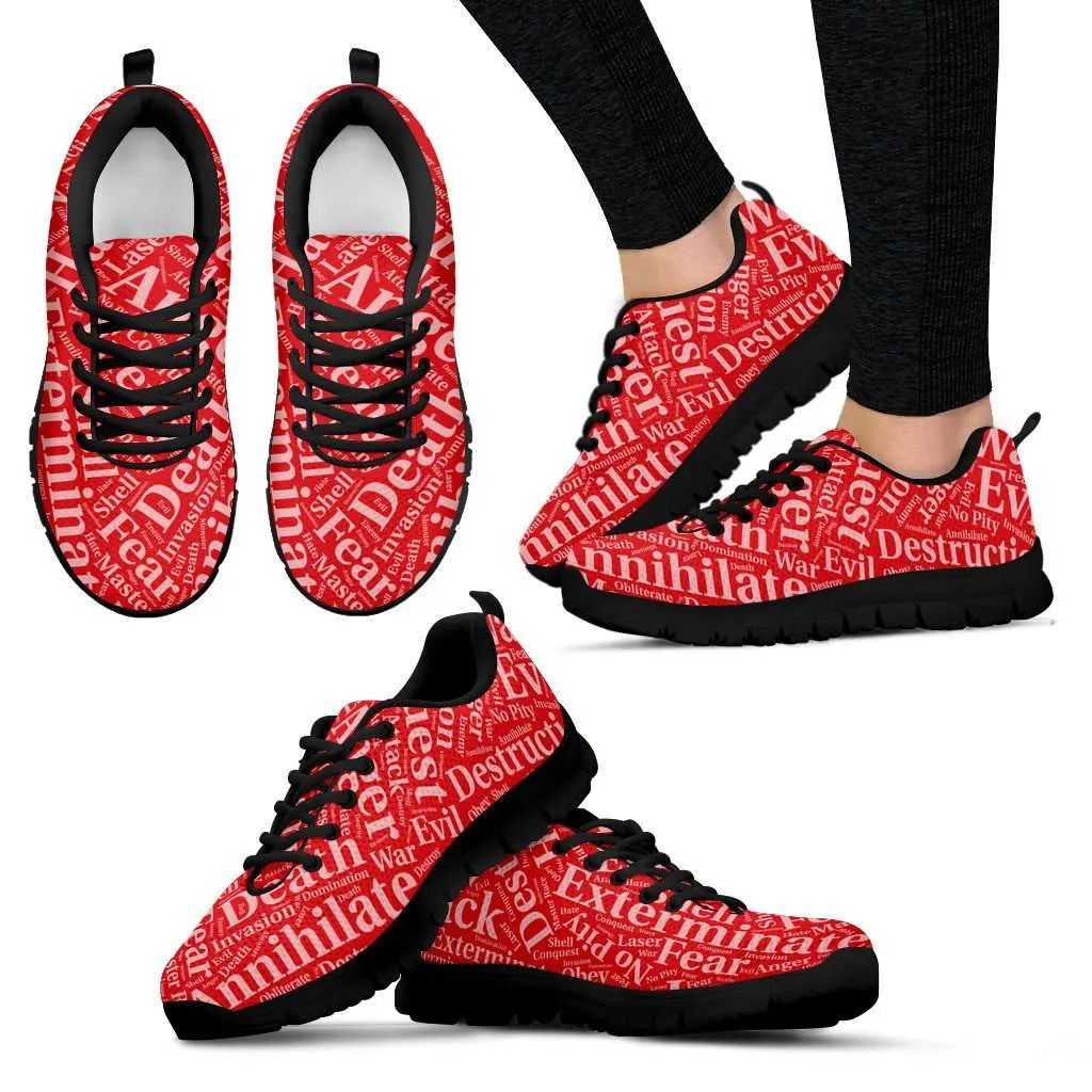 Timey Wimey Dalek Terms Running Shoes