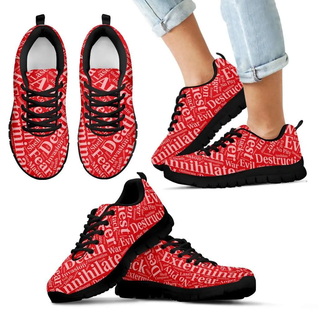 Timey Wimey Dalek Terms Running Shoes