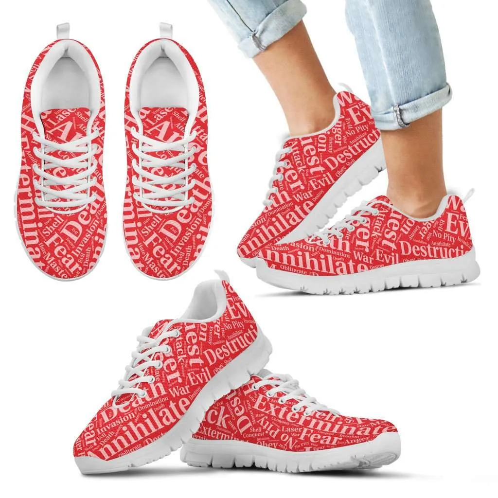 Timey Wimey Dalek Terms Running Shoes