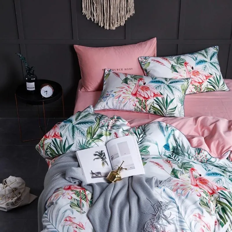 Wading Duvet Cover Set (Long-staple Sateen Cotton)