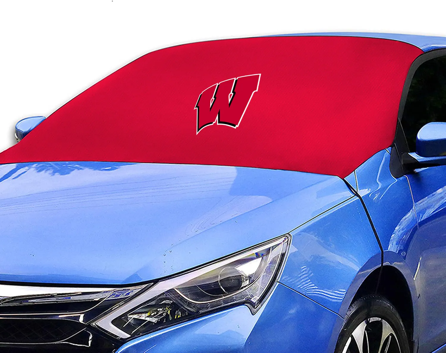 Wisconsin Badgers NCAA Car SUV Front Windshield Sun Snow Cover